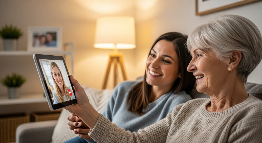 How to Stay Connected With Aging Parents When You Live Far Away
