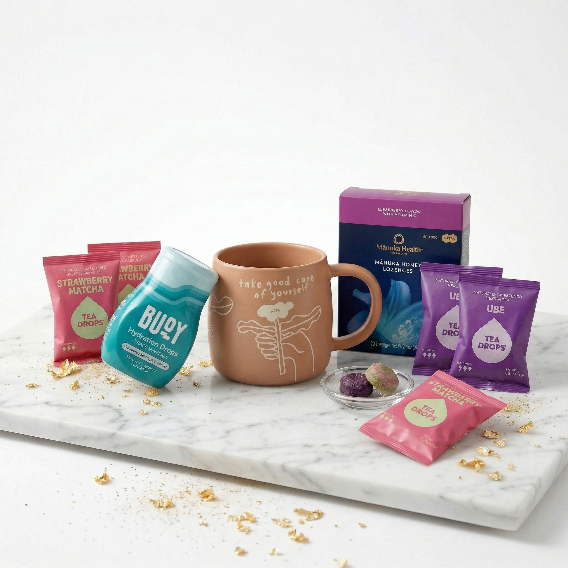 All items in the Get Well Soon Gift Box