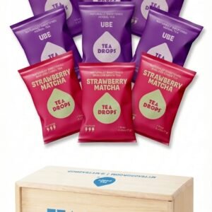 Tea Drops – Set of 9 Tea Drops (Strawberry Matcha & Ube)